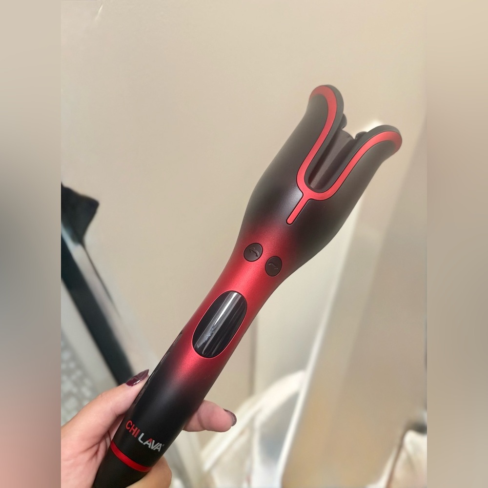 CHI Lava Red Spin N Curl